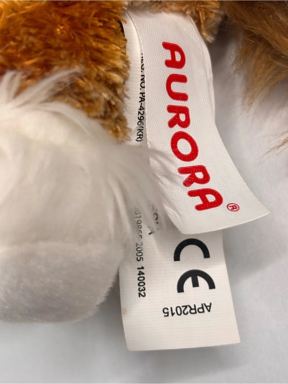 Aurora Mini Flopsies Clyde the Clydesdale horse plush toy